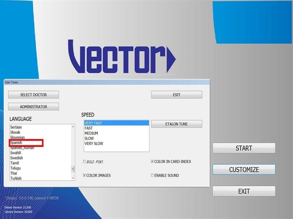 vector nls system analyzer